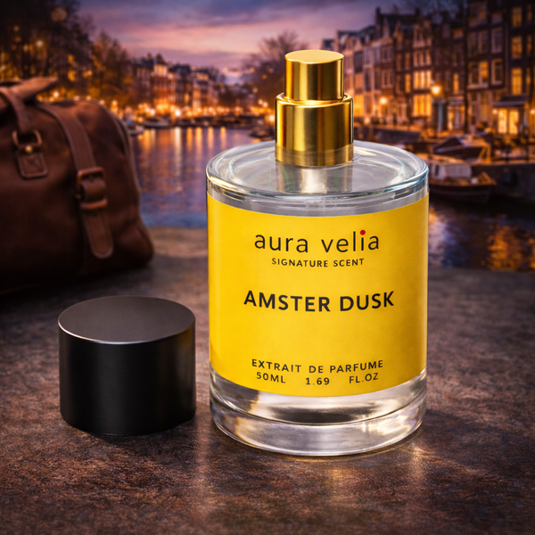 AMSTER DUSK - Extrait De Perfume by Aura Velila with 40% Concentration 50 ML