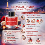 MIDNIGHT PARIS - Extrait De Perfume by Aura Velila with 40% Concentration 50 ML - Aura Velia