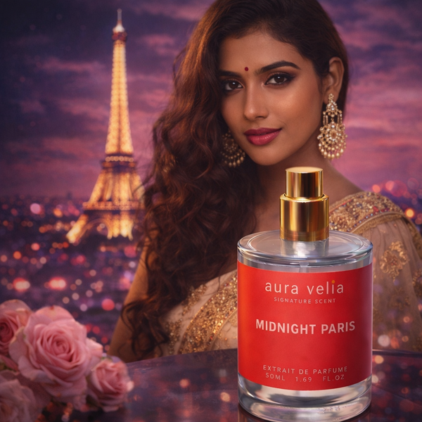 MIDNIGHT PARIS - Extrait De Perfume by Aura Velila with 40% Concentration 50 ML - Aura Velia