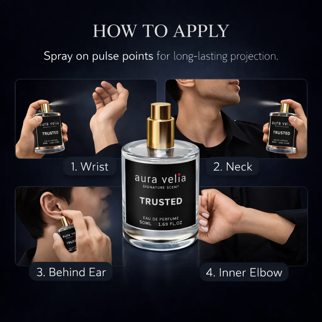 Trusted A Luxury Perfume By Aura Velia For Him 50 ML - Aura Velia
