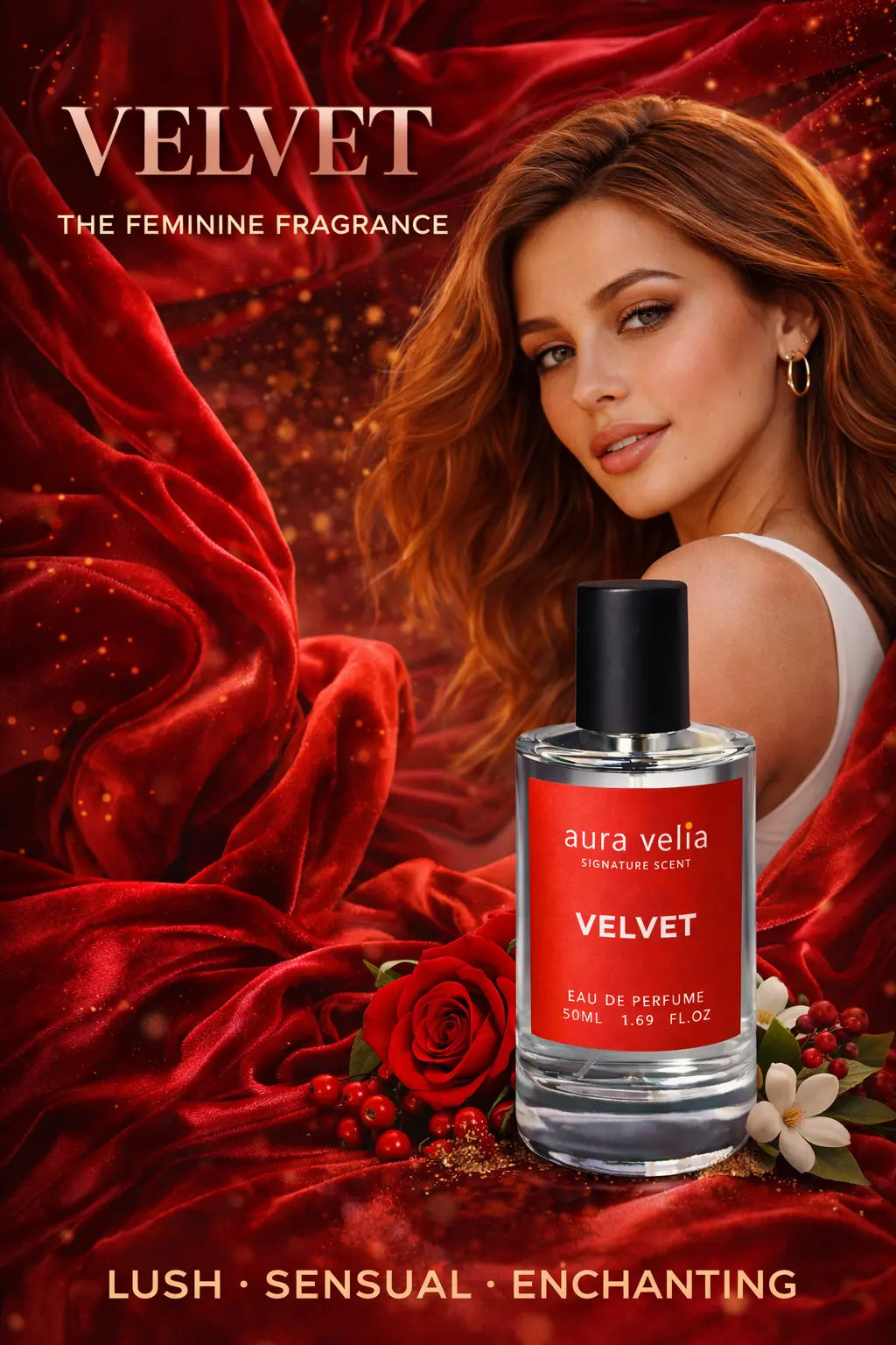 Velvet  A Luxury Perfume By Aura Velia For Her 50 ML - Aura Velia